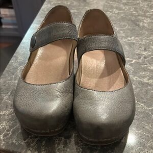 Dansko Women's Gray Mary Jane Shoes